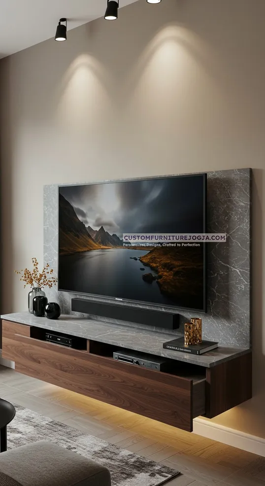 Jasa Pembuatan Cabinet tv kecil Jogja